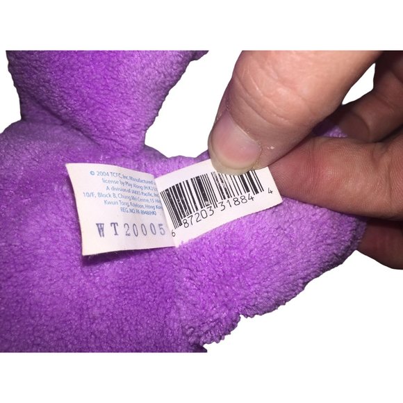 Care Bears SHARE BEAR Plush - Purple with Lollipops and sweet smile 9" Tall - Picture 4 of 7